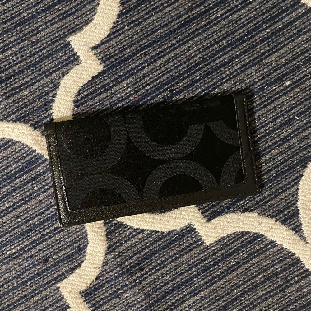 Coach Check Book Holder